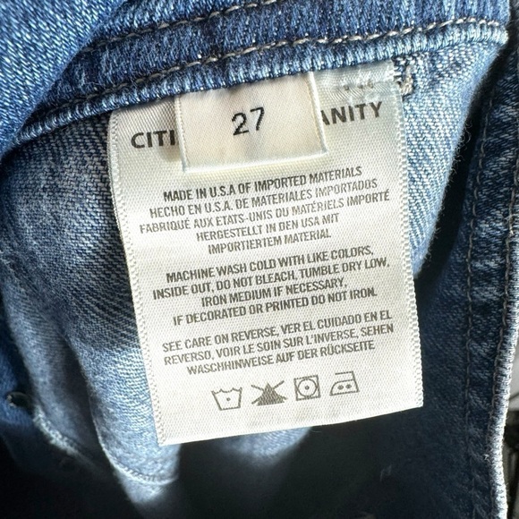 Citizens of Humanity Noelle Ultra High-Rise Belted Cargo Jeans, Medium Wash, 27 - Picture 9 of 13